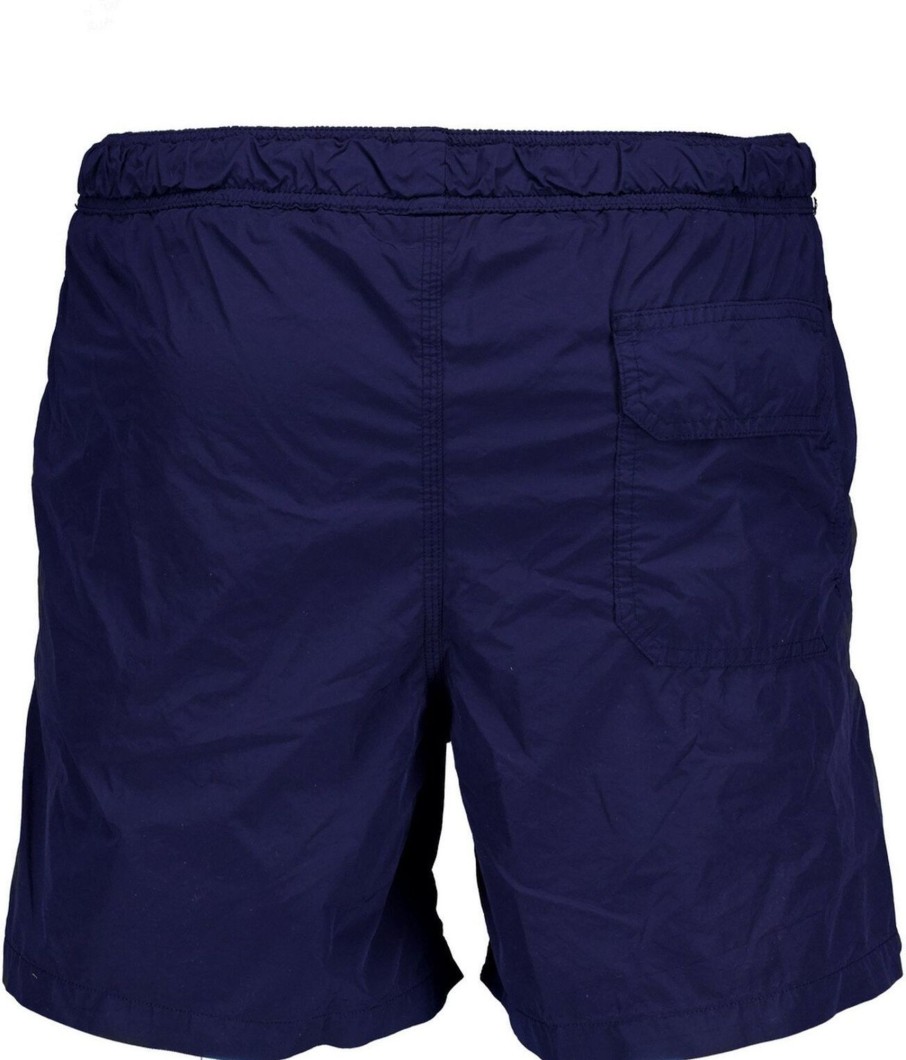 Heren Aspesi | Aspesi Aspesi Badkleding Blauw Polyester Maat M Basic Zwembroeken Blauw Blauw