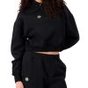 Dames Black Bananas | Black Bananas Monogram Hoody Zwart