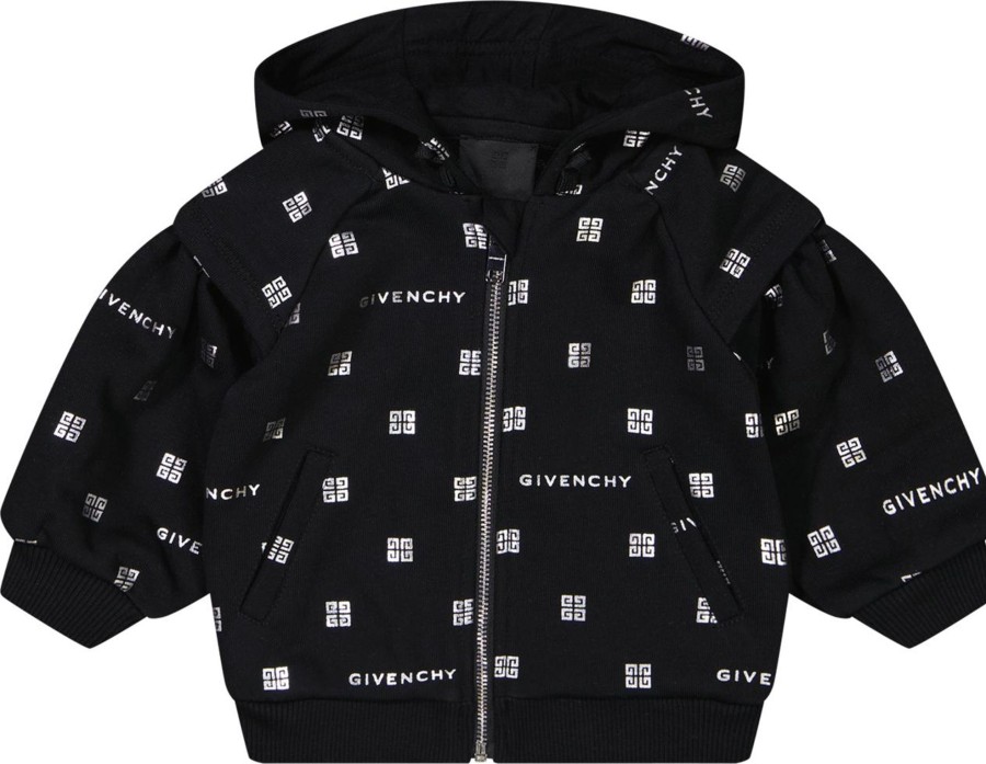 Kids Givenchy Vesten | Givenchy Givenchy Baby Meisjes Vesten Zwart Zwart