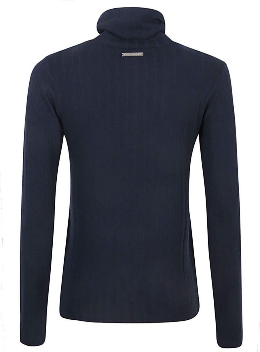 Dames Emporio Armani | Emporio Armani Sweaters Blue Blauw