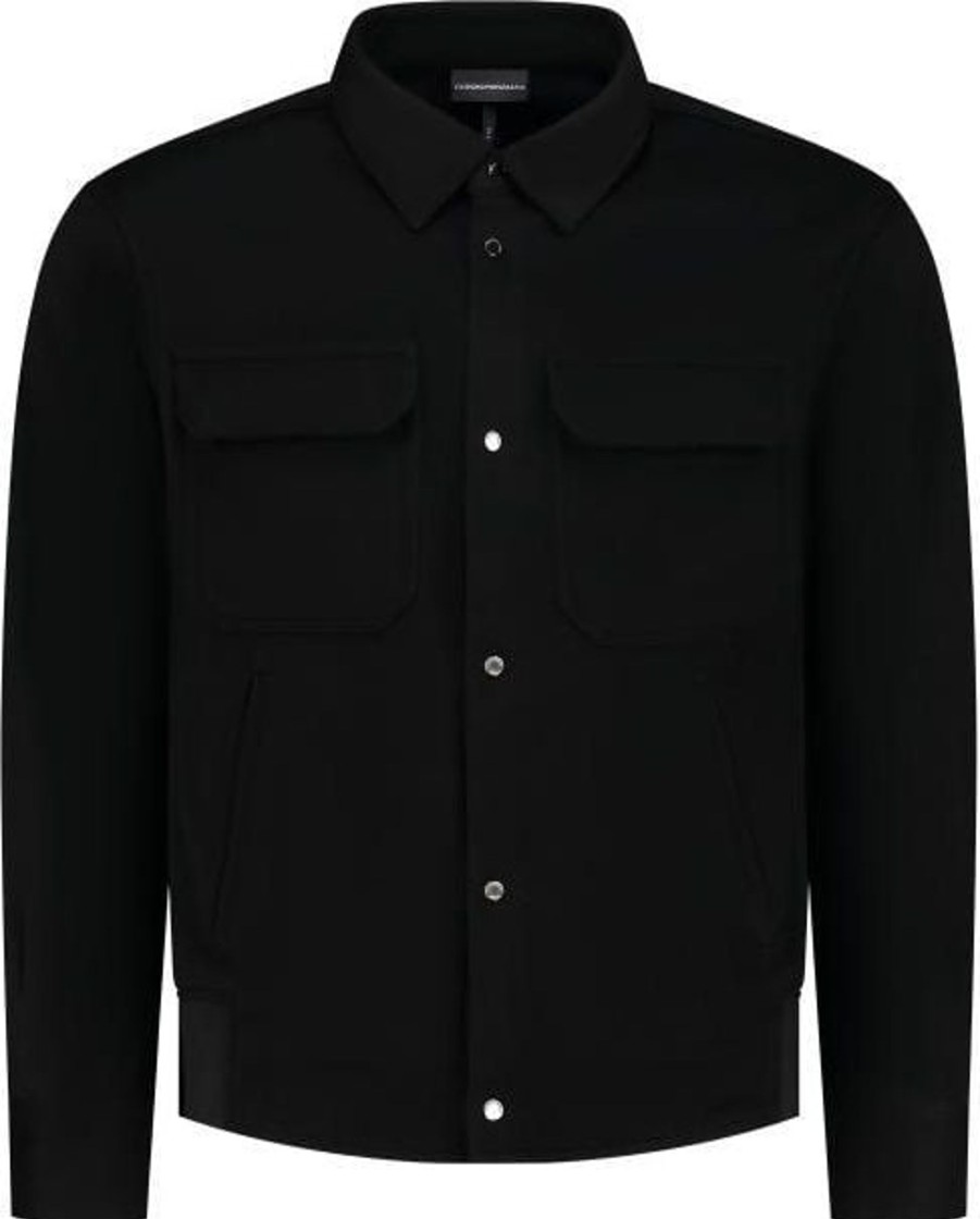 Heren Emporio Armani | Emporio Armani Camicia Zwart