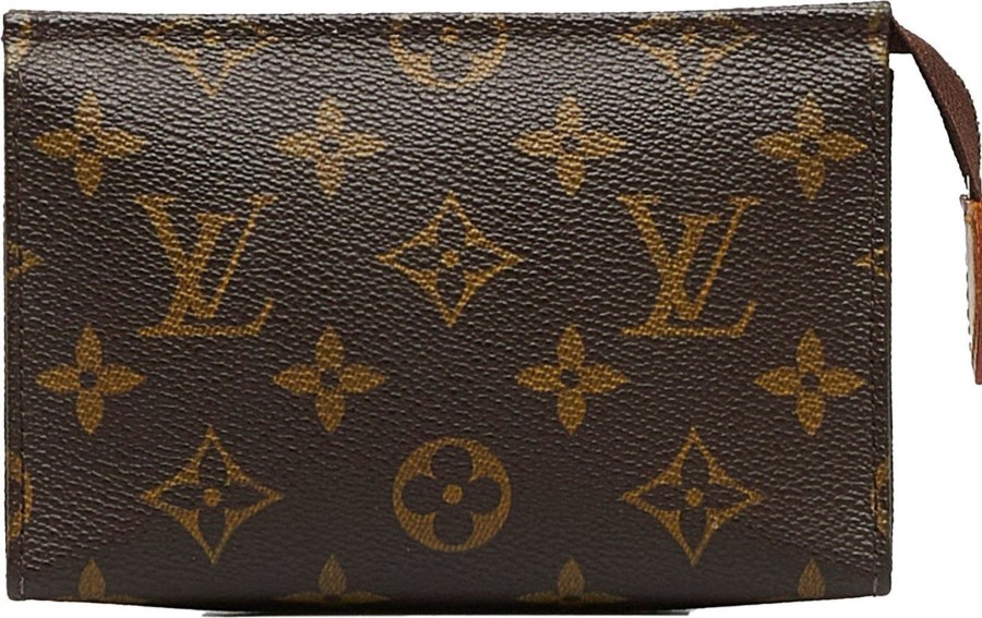 Dames Louis Vuitton | Louis Vuitton Monogram Toiletry Pouch 15 Bruin