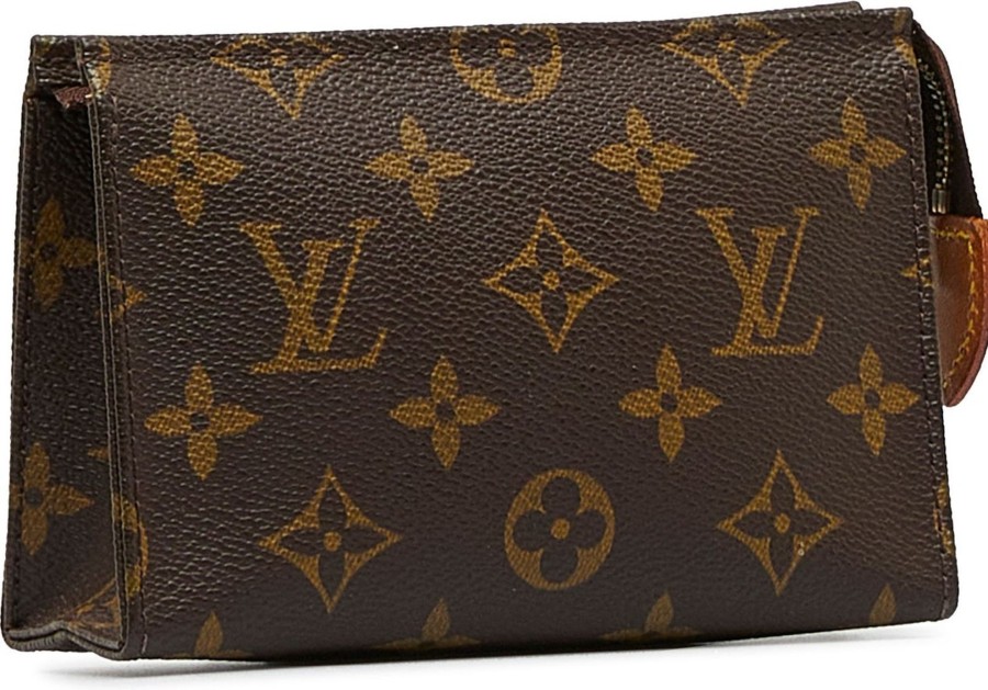 Dames Louis Vuitton | Louis Vuitton Monogram Toiletry Pouch 15 Bruin