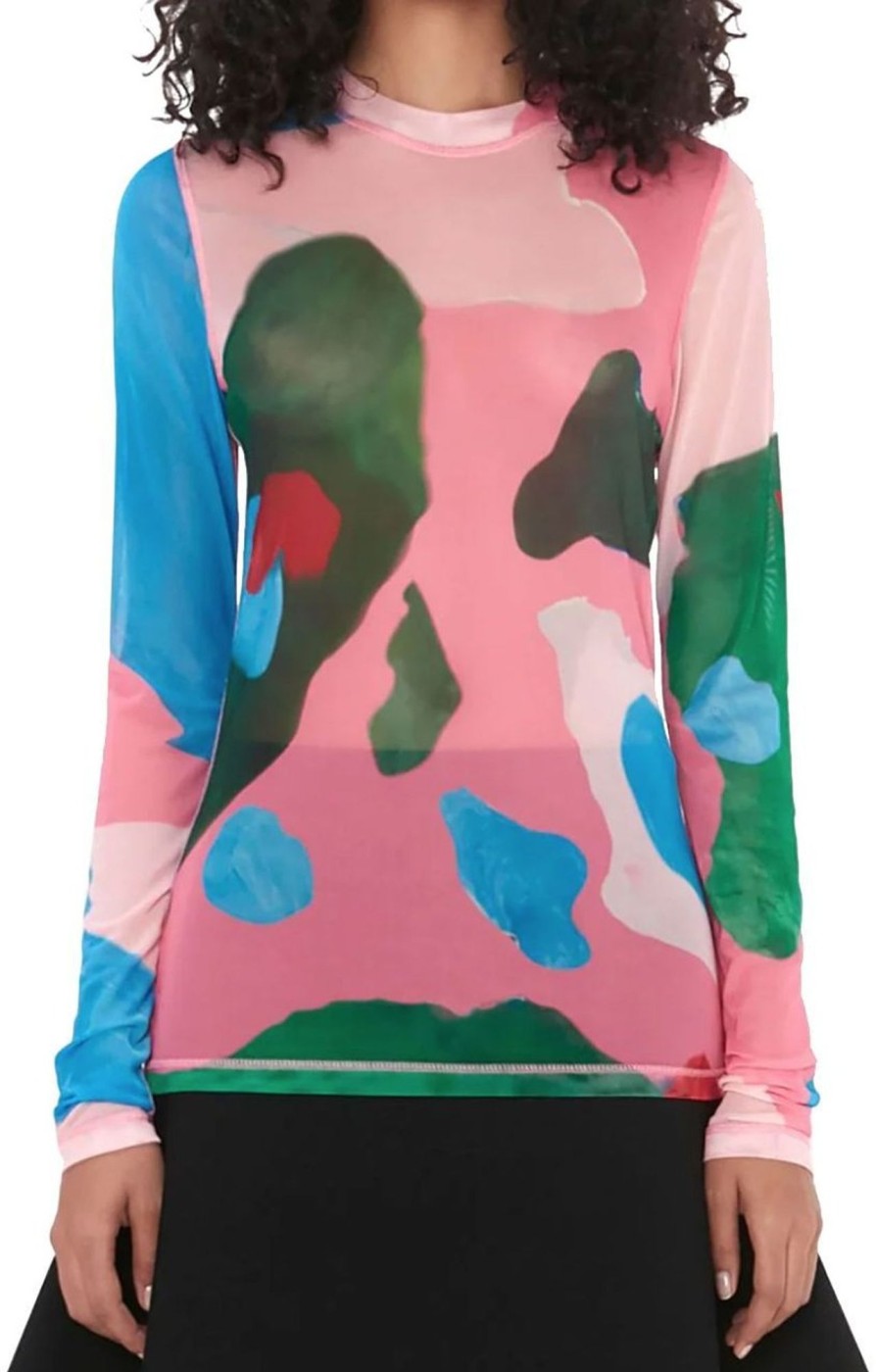 Dames J.W. Anderson | J.W. Anderson Long Sleeve Underpinning Pink/Multi Divers