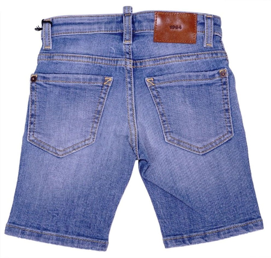 Kids Dsquared2 Shorts | Dsquared2 Dq024D-D009G/Dq01 Blauw