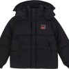 Kids Diesel Jassen | Diesel Down Jacket Zwart