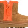 Kids UGG Laarzen | Ugg Mini Zipper Tape Logo Chesnut Beige