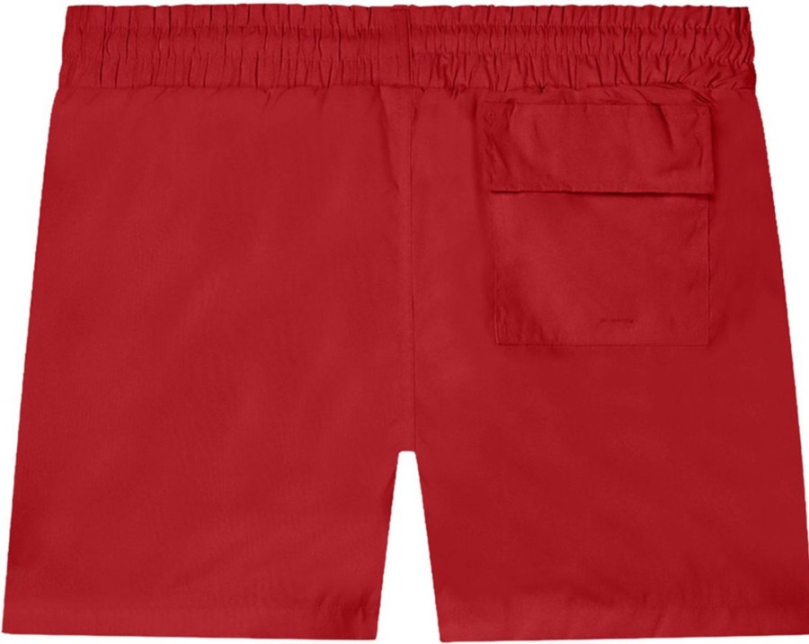 Heren Malelions | Malelions Atlanta Swimshort - Red/White Rood