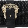 Dames Versace Jeans Couture | Versace Jeans Couture Range F Crunchy Quilted Bag Zwart