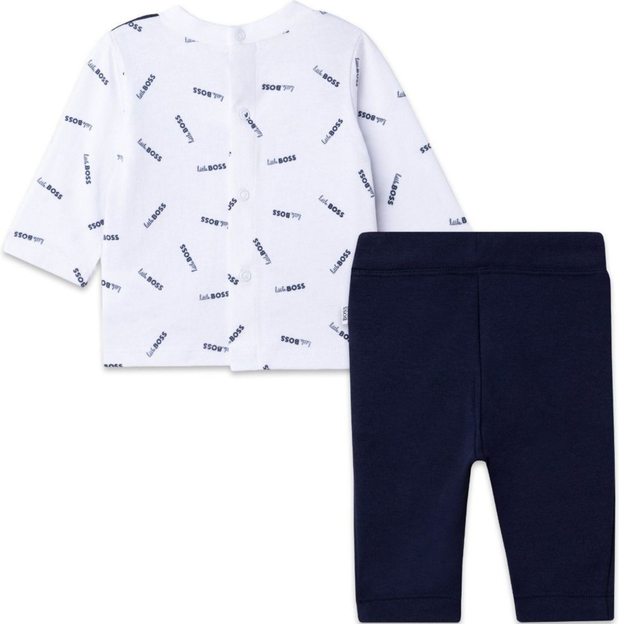 Kids Hugo Boss Sets | Hugo Boss T-Shirt + Broek Blauw