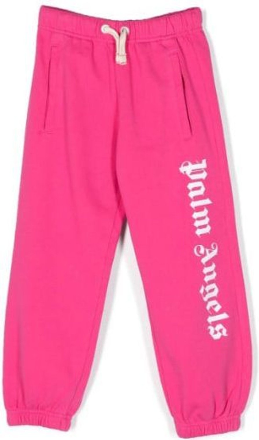 Kids Palm Angels Broeken | Palm Angels Trousers Fuchsia Fuchsia Neutraal