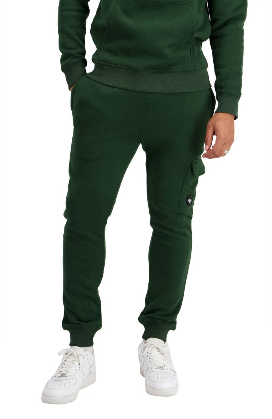 Heren Black Bananas | Black Bananas Hex. Sweatpants Groen