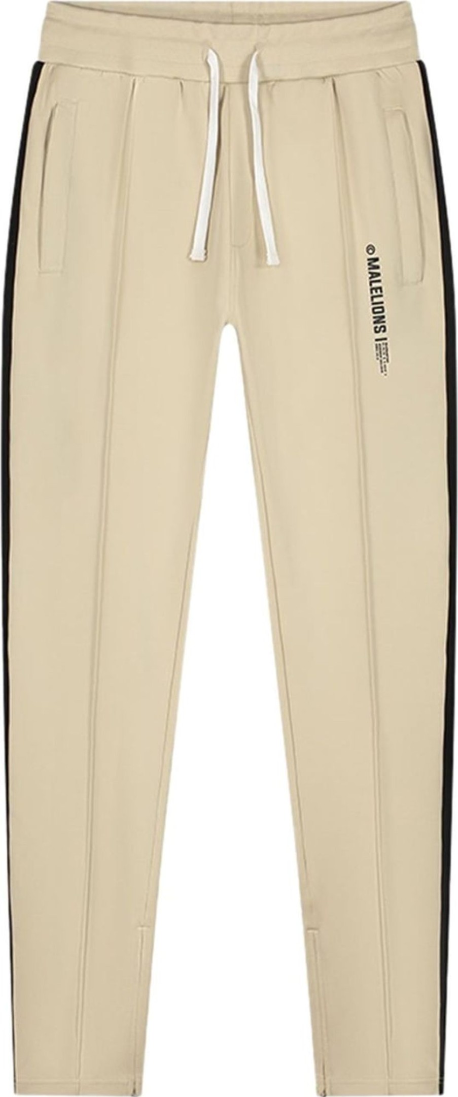 Heren Malelions | Malelions Workshop Trackpants - Black/Beige Zwart