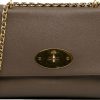 Dames Mulberry | Mulberry Medium Lily Crossbody Bag Bruin