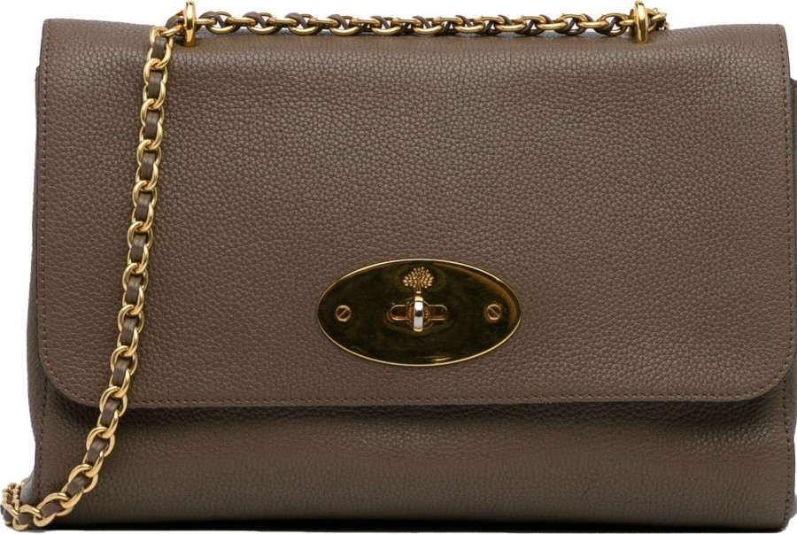 Dames Mulberry | Mulberry Medium Lily Crossbody Bag Bruin