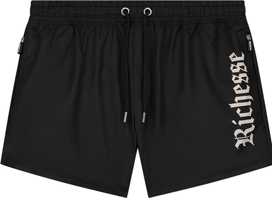 Heren Richesse | Richesse Bliss Black Zwemshort Zwart