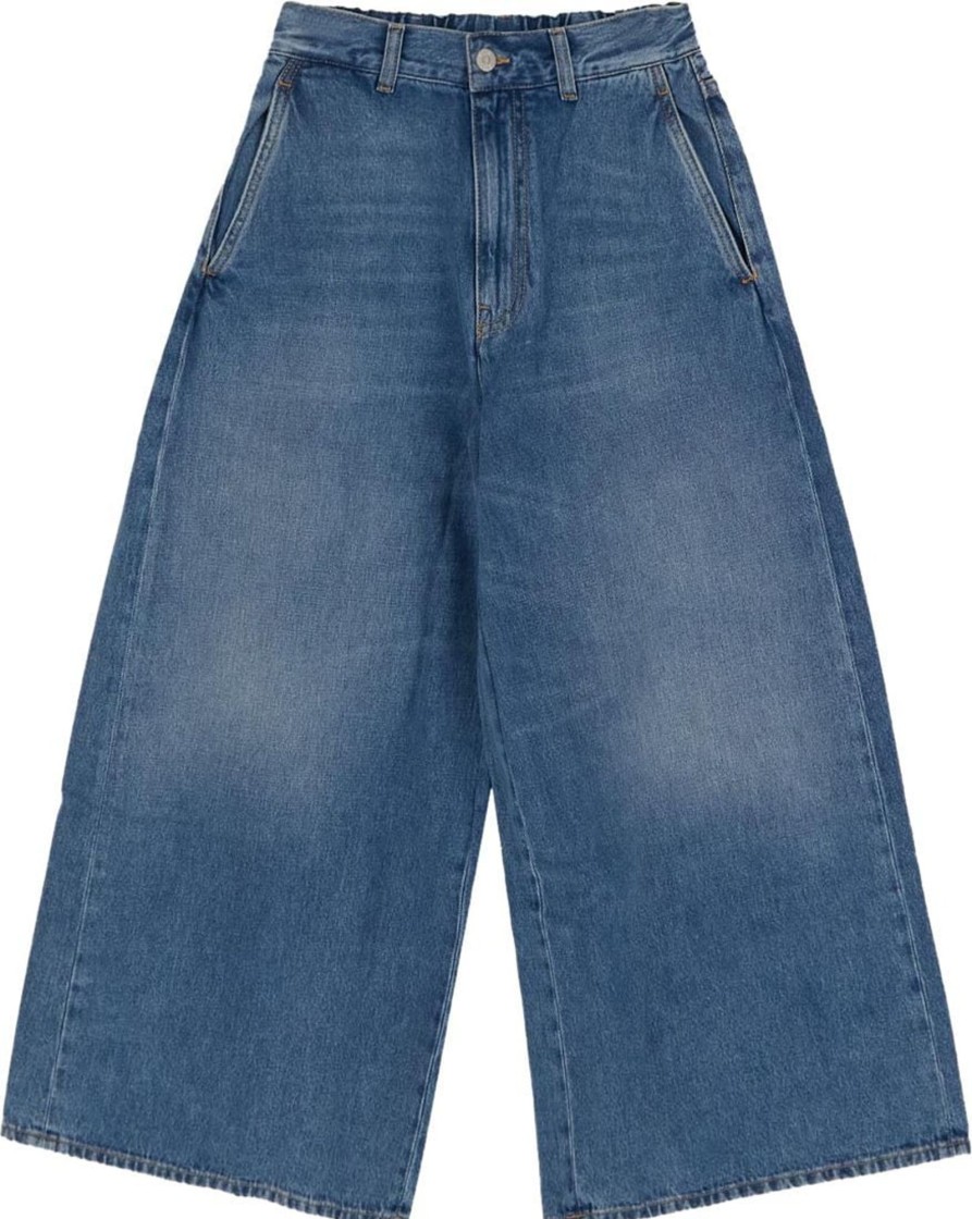 Kids MM6 Maison Margiela Broeken | Mm6 Maison Margiela Blue Jeans Blauw