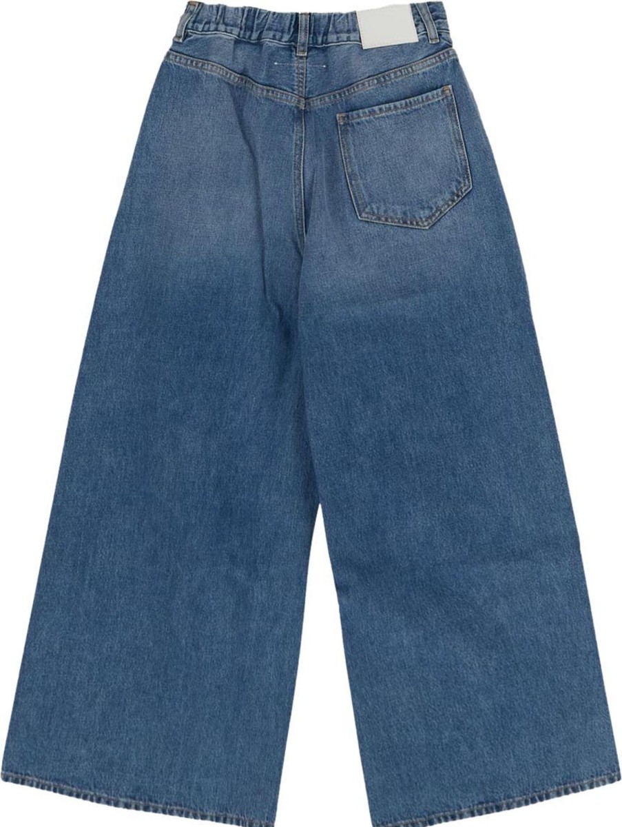 Kids MM6 Maison Margiela Broeken | Mm6 Maison Margiela Blue Jeans Blauw