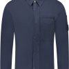 Heren CP Company | Cp Company C.P. Company Overhemd Blauw Blauw