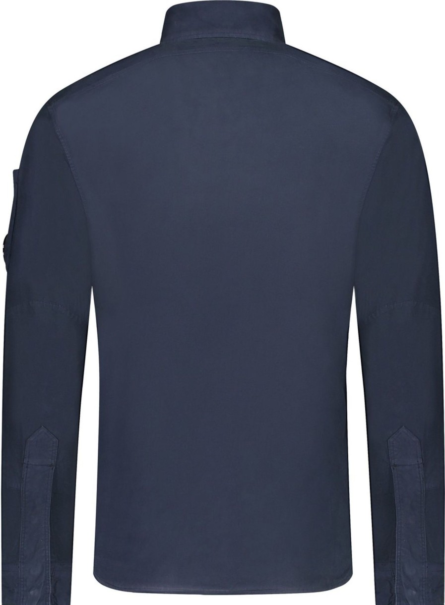 Heren CP Company | Cp Company C.P. Company Overhemd Blauw Blauw