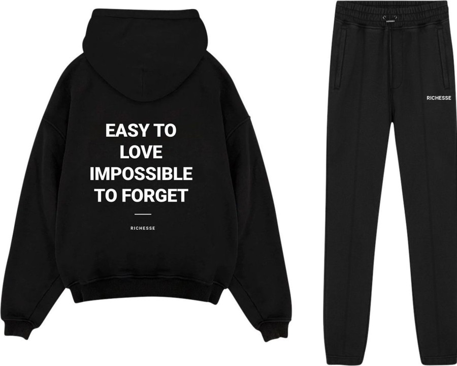 Heren Richesse | Richesse Unforgettable Tracksuit Black Zwart