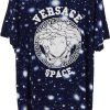 Kids Versace Tops | Versace Medusa Space Print T-Shirt Blauw