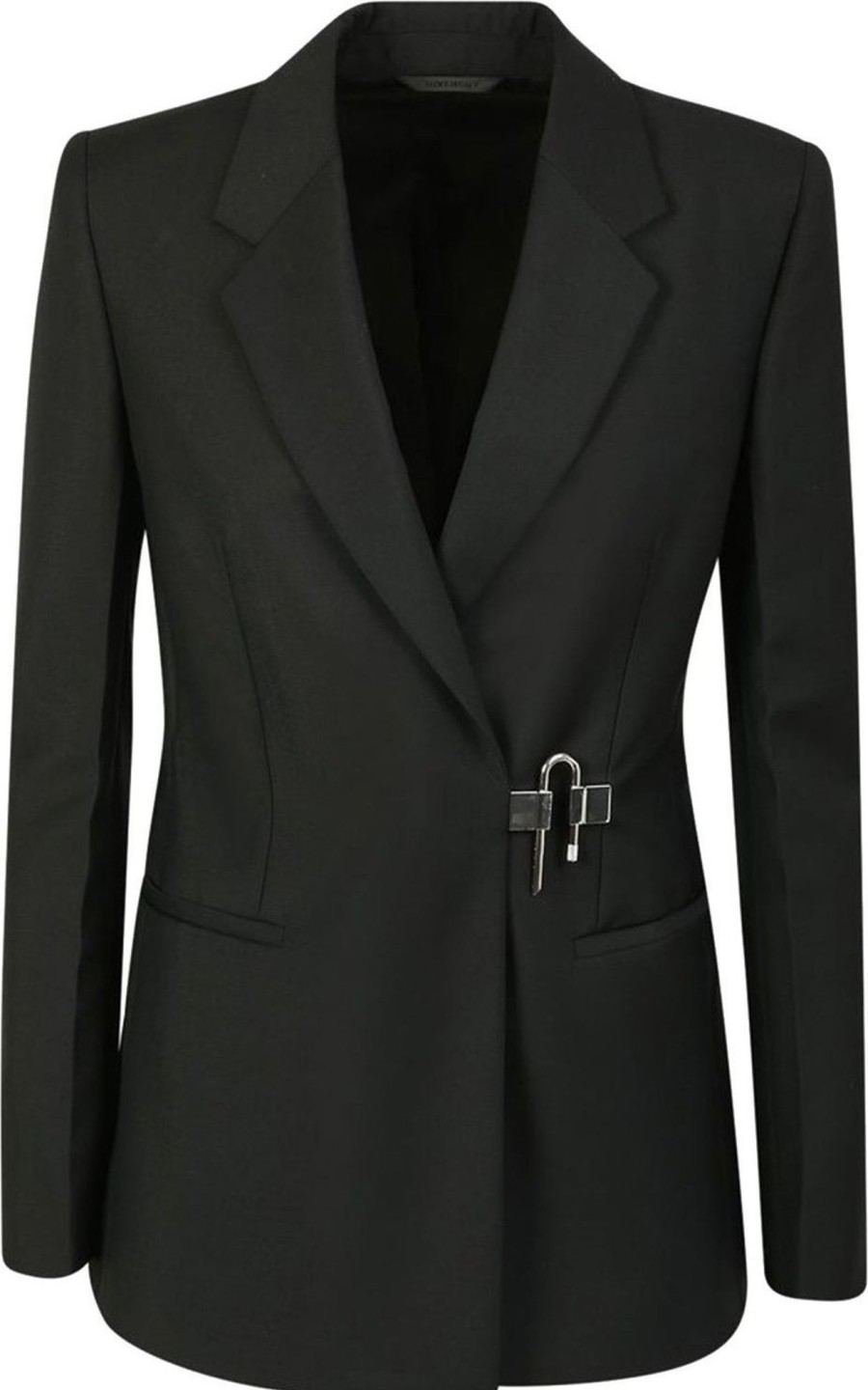 Dames Givenchy | Givenchy Givenchy Wool Blazer Zwart