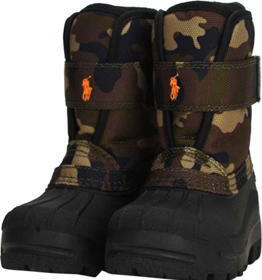 Kids Ralph Lauren Laarzen | Ralph Lauren Everlee Snowboot Camouflage Groen