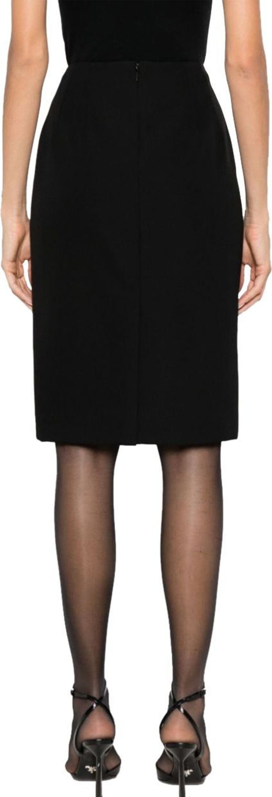 Dames Versace | Versace Skirts Black Zwart