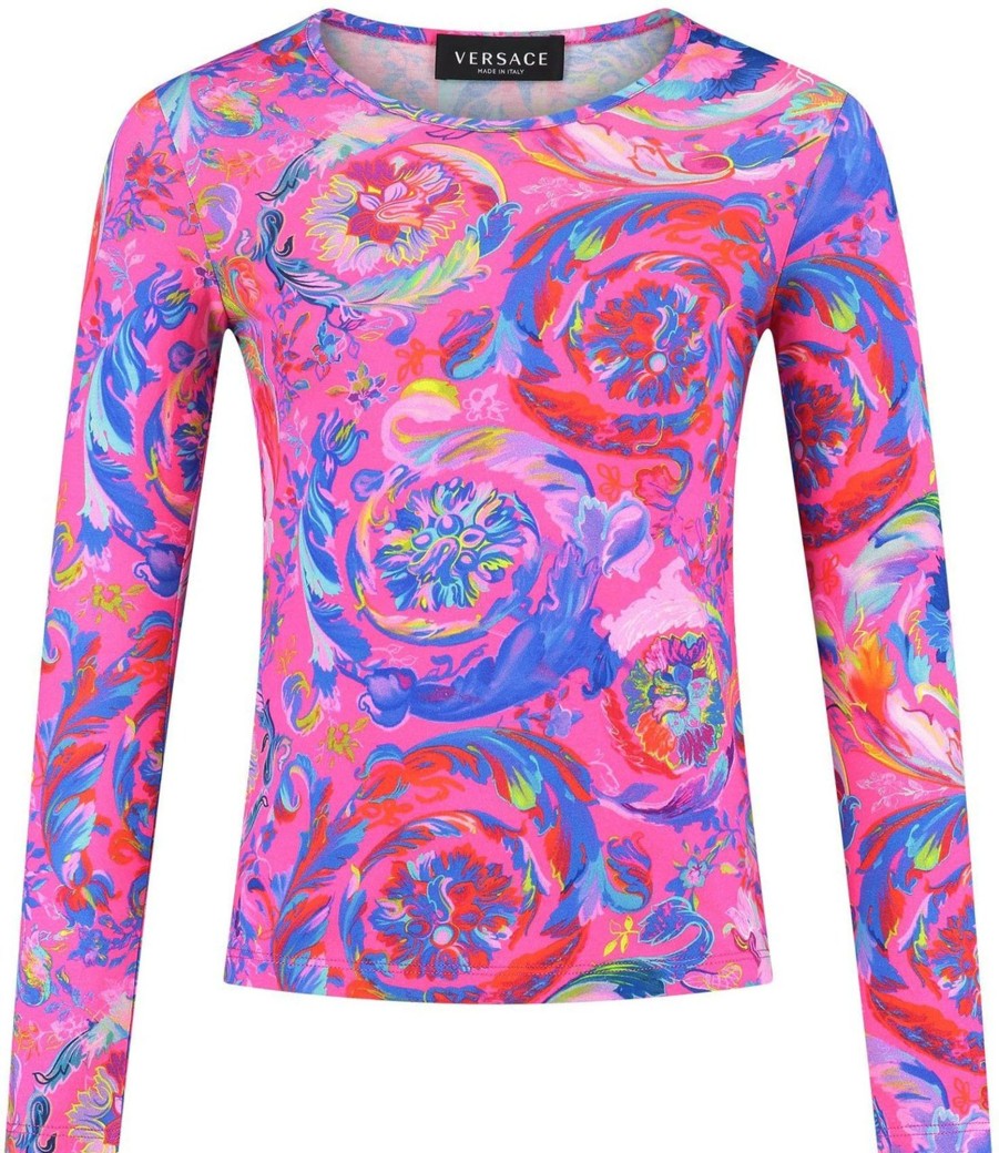 Kids Versace Tops | Versace T-Shirt Roze