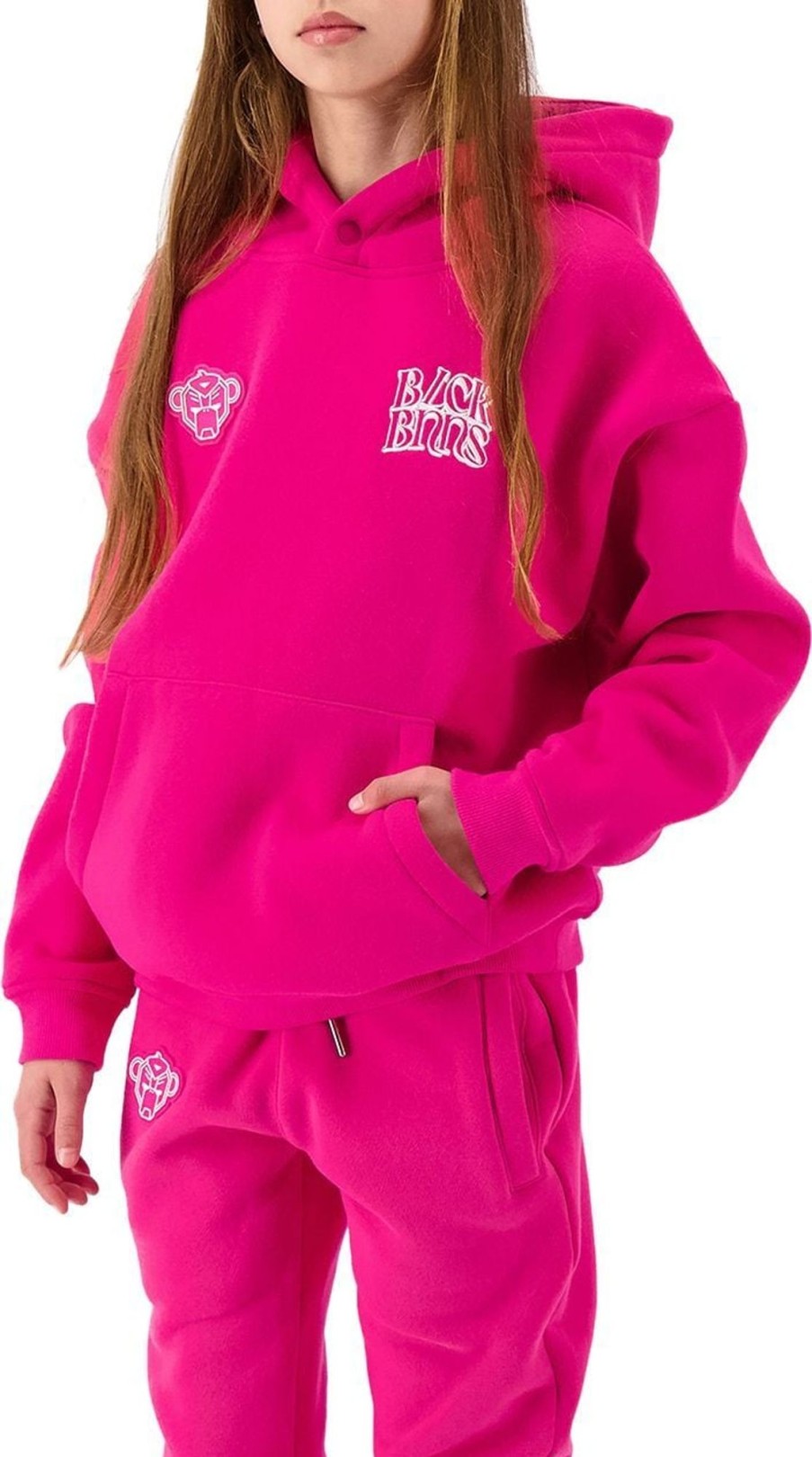 Kids Black Bananas Truien | Black Bananas Jr Grl Club Hoody Roze