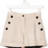 Kids Balmain Shorts | Balmain Pantaloni Beige Beige