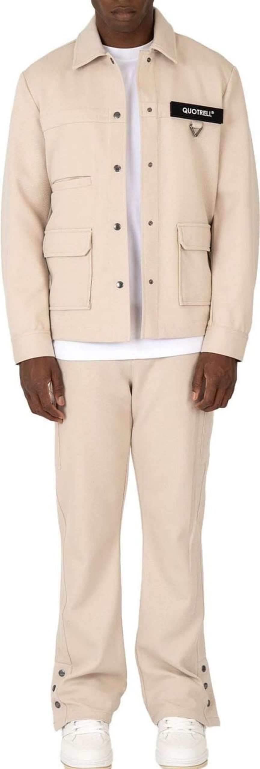 Heren Quotrell | Quotrell Surrey Pants | Ecru Beige