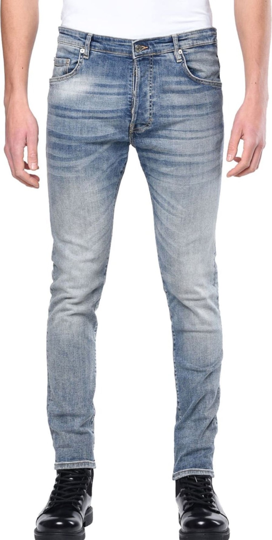 Heren My Brand | My Brand 1277 - Sahara Blue Jeans Blauw