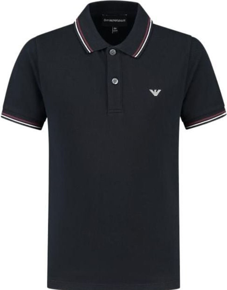 Kids Emporio Armani T-Shirts | Emporio Armani Polo Blauw