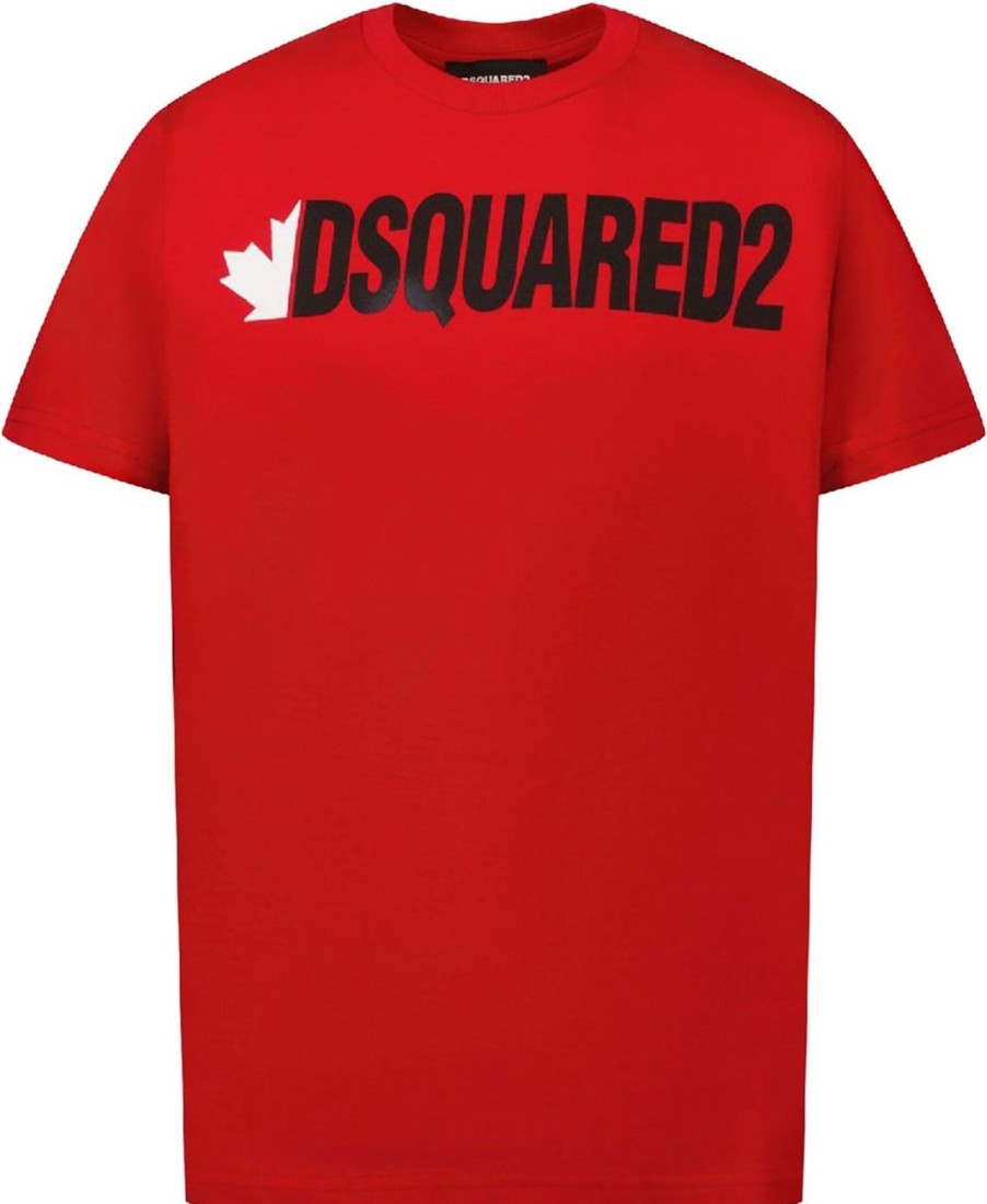 Kids Dsquared2 T-Shirts | Dsquared2 T-Shirts Rood