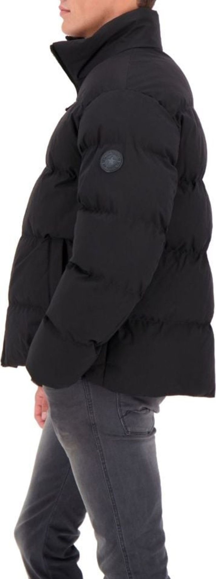 Heren Airforce | Airforce Def Puffer Jas Zwart