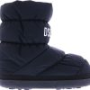 Kids Dsquared2 Laarzen | Dsquared2 Snow Boots Low Logo Print Zwart