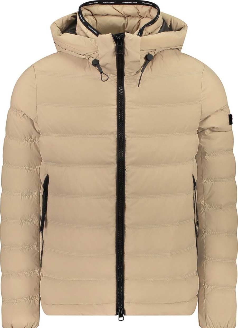 Heren Peuterey | Peuterey Down Jacket "Boggs Kn" Beige