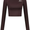 Dames Malelions | Malelions Women Sport Longsleeve Top - Choc Bruin