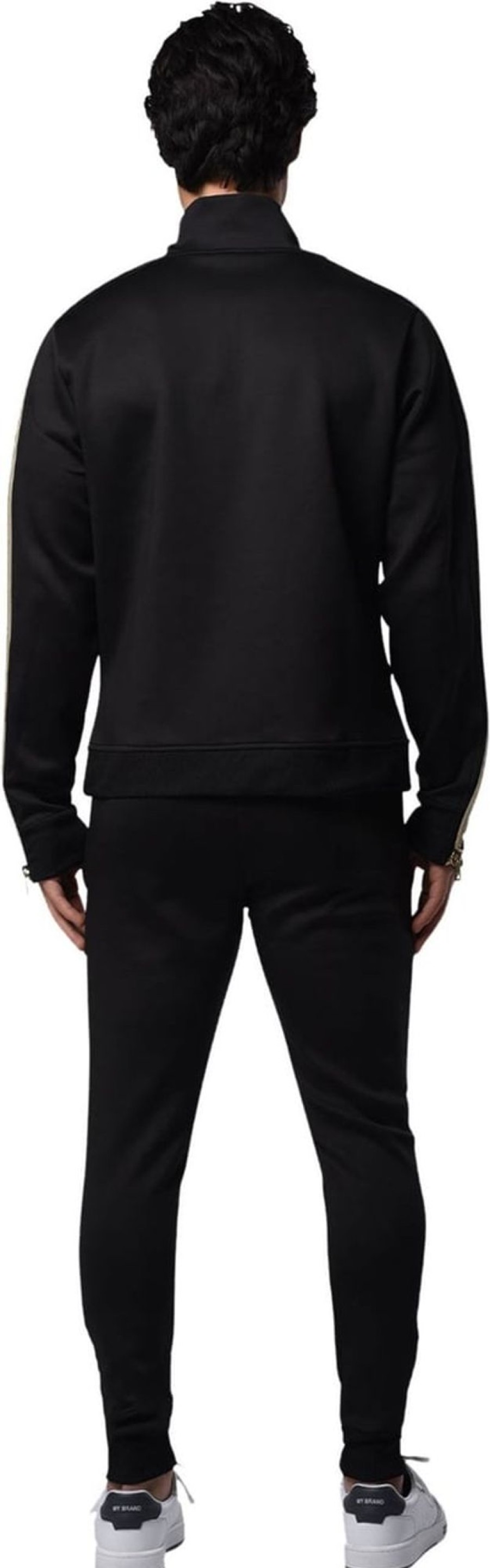 Heren My Brand | My Brand Gold Zipper Tracksuit Zwart