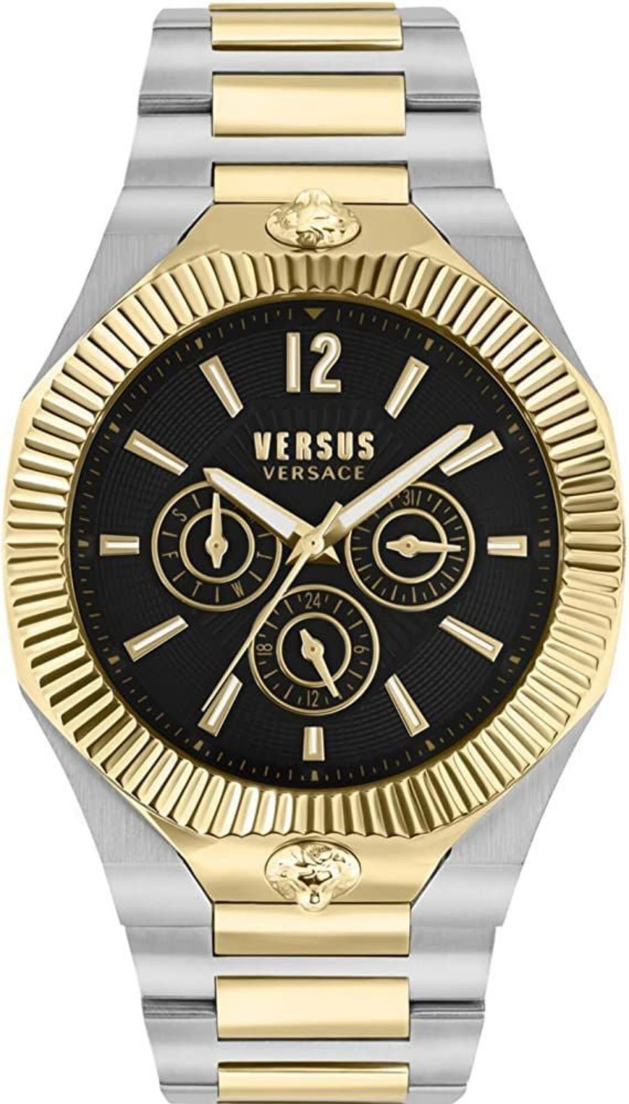 Heren Versace | Versace Vsp1P1321 Echo Park Horloge Zwart