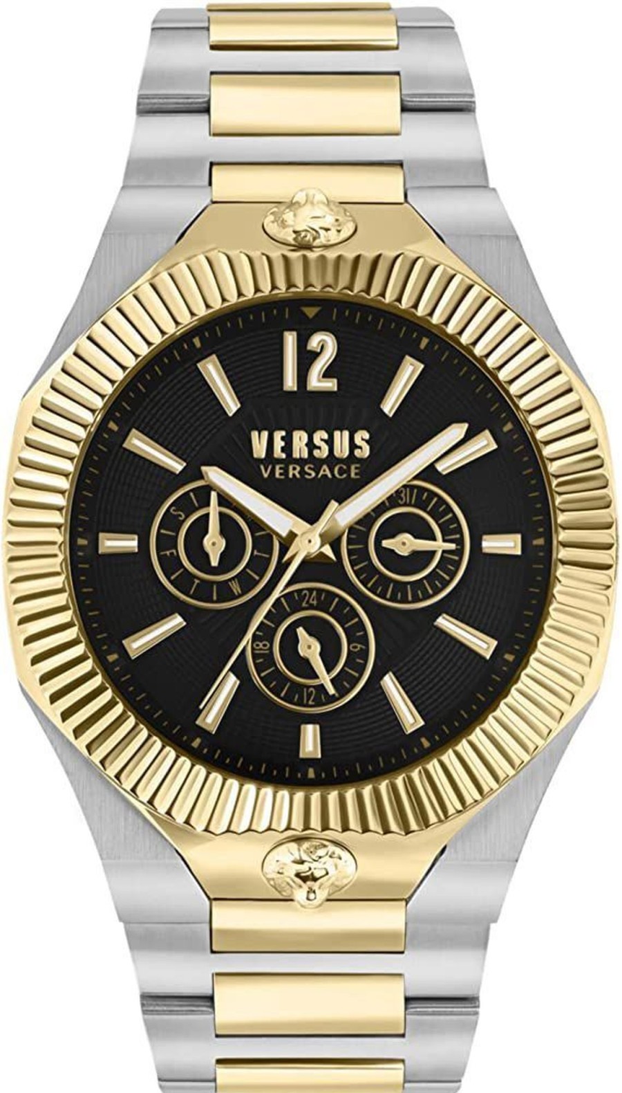 Heren Versace | Versace Vsp1P1321 Echo Park Horloge Zwart