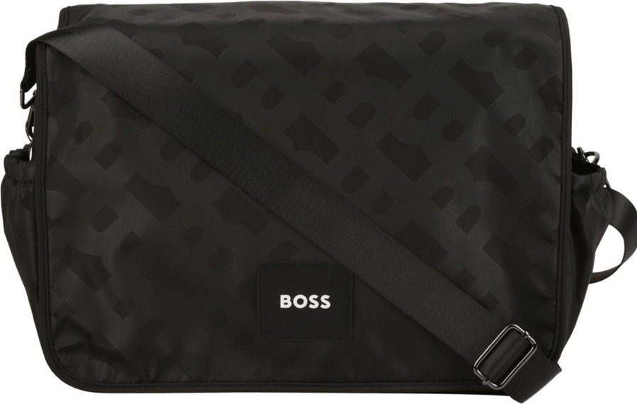 Kids Hugo Boss Accessoires | Hugo Boss Boss Luiertas Zwart Zwart