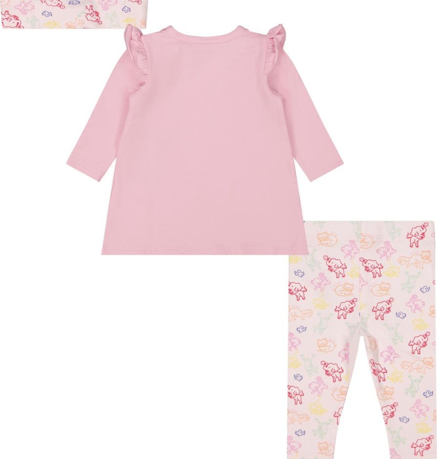 Kids Kenzo Badkleding | Kenzo Animal Print Gift Set Roze