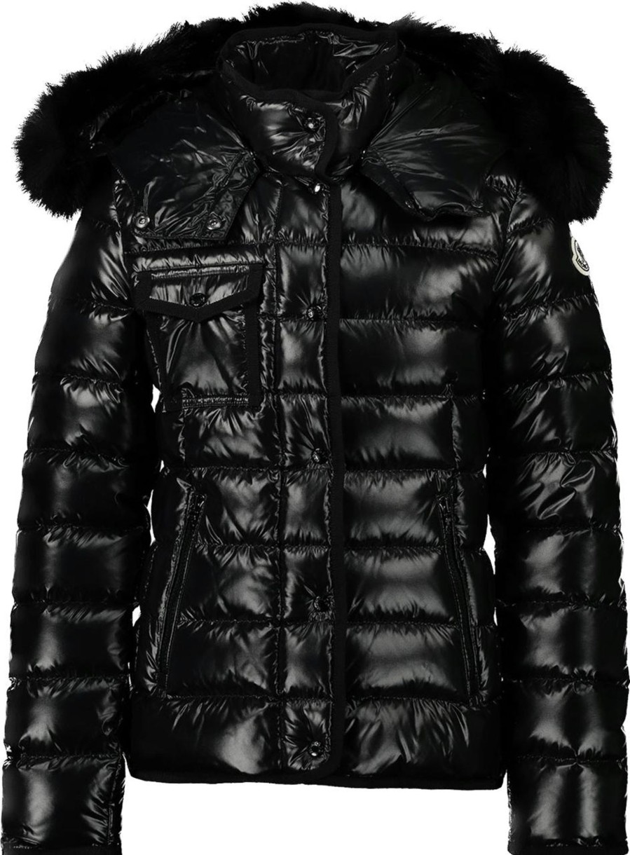 Kids Moncler Tassen | Moncler Moncler Kinder Meisjes Jas Zwart Zwart