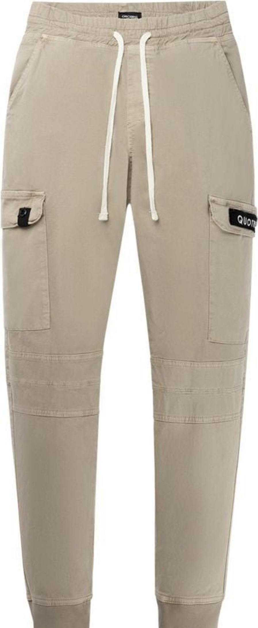 Dames Quotrell | Quotrell Casablanca Cargo Pants | Sand/Black Beige