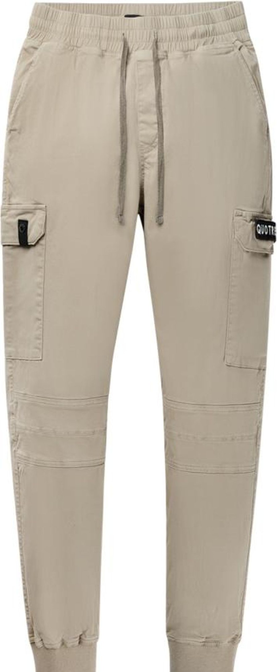 Dames Quotrell | Quotrell Casablanca Cargo Pants | Sand/Black Beige