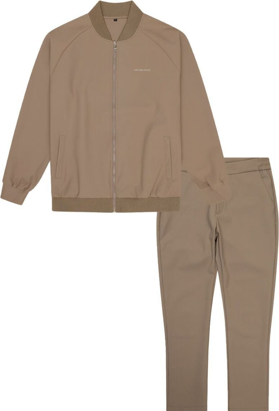 Heren OFF THE PITCH | Off The Pitch Muca Tech Trainingspak Heren Beige Beige