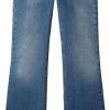 Dames OFF-WHITE | Off-White Silm Flared Jeans Blauw